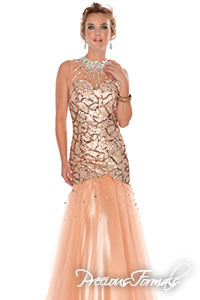 P46772 - Precious Formals collection shown in Soft Gold