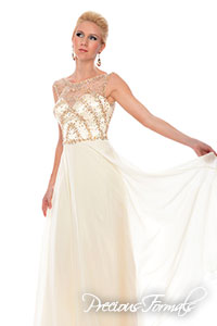 P70142 - Precious Formals collection shown in Creme