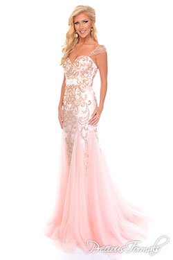 C70183 - Precious Divas collection shown in Peach Parfait