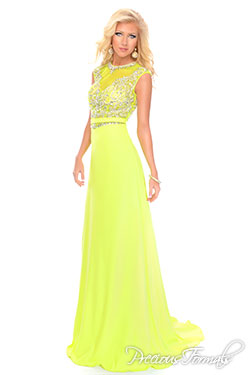 P70171 - Precious Formals collection shown in Neon Green