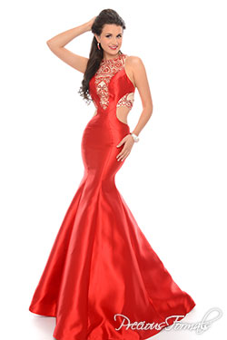 P81010 - Precious Formals collection shown in Red