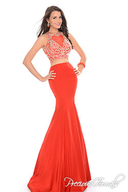 P81014 - Precious Formals collection shown in Red