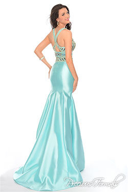 P81016 - Precious Formals collection shown in Aqua