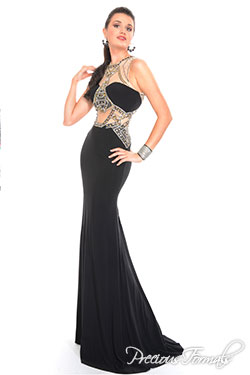 P81017 - Precious Formals collection shown in Black